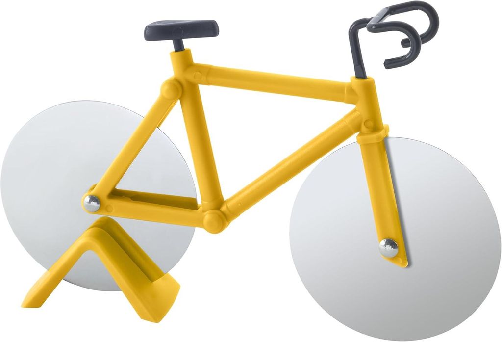 METALTEX 202726000 Fun Kitchen Pizza-Fahrrad / Pizzaschneider im Fahrrad-Design