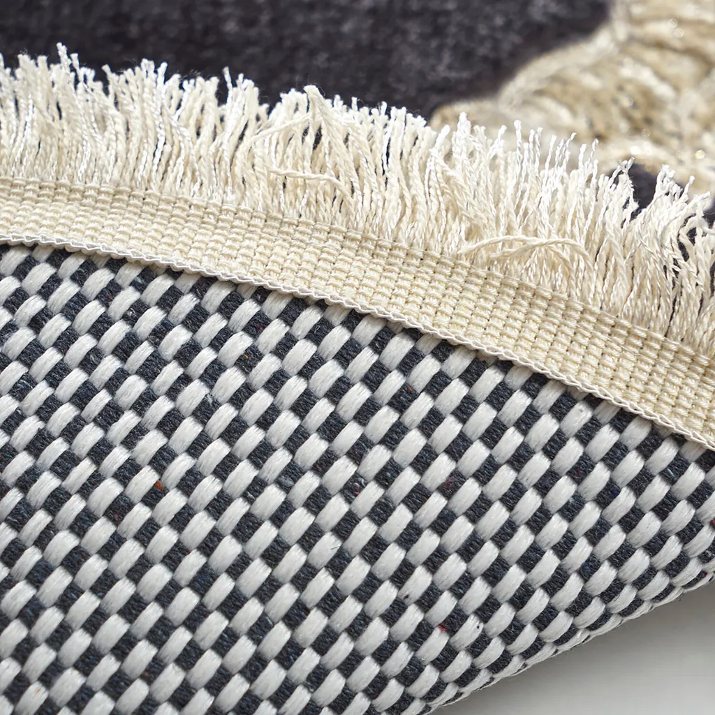 Tapis de Bain Anthracite pour Sortie de Douche Nixie ANR1519 Polyester