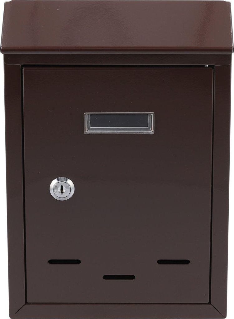 Cassetta per le lettere 285x200x60mm marrone Immagine del prodotto 
