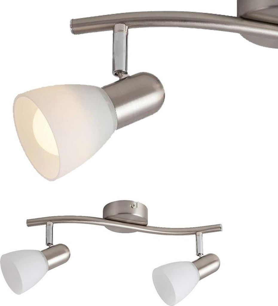 Rabalux 6302 Soma, 2 lampen, halogeen, E14, IP20, chroom Productafbeelding 