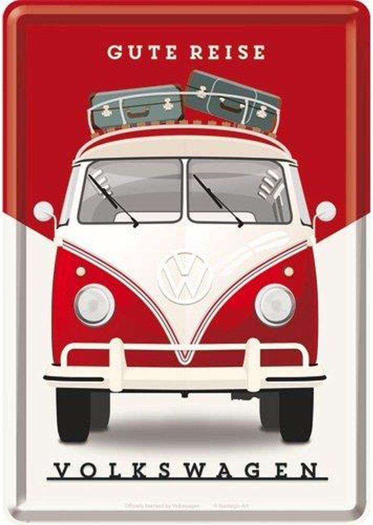 Nostalgic-Art - Blechpostkarte - Volkswagen - VW Bulli - Produktbild 