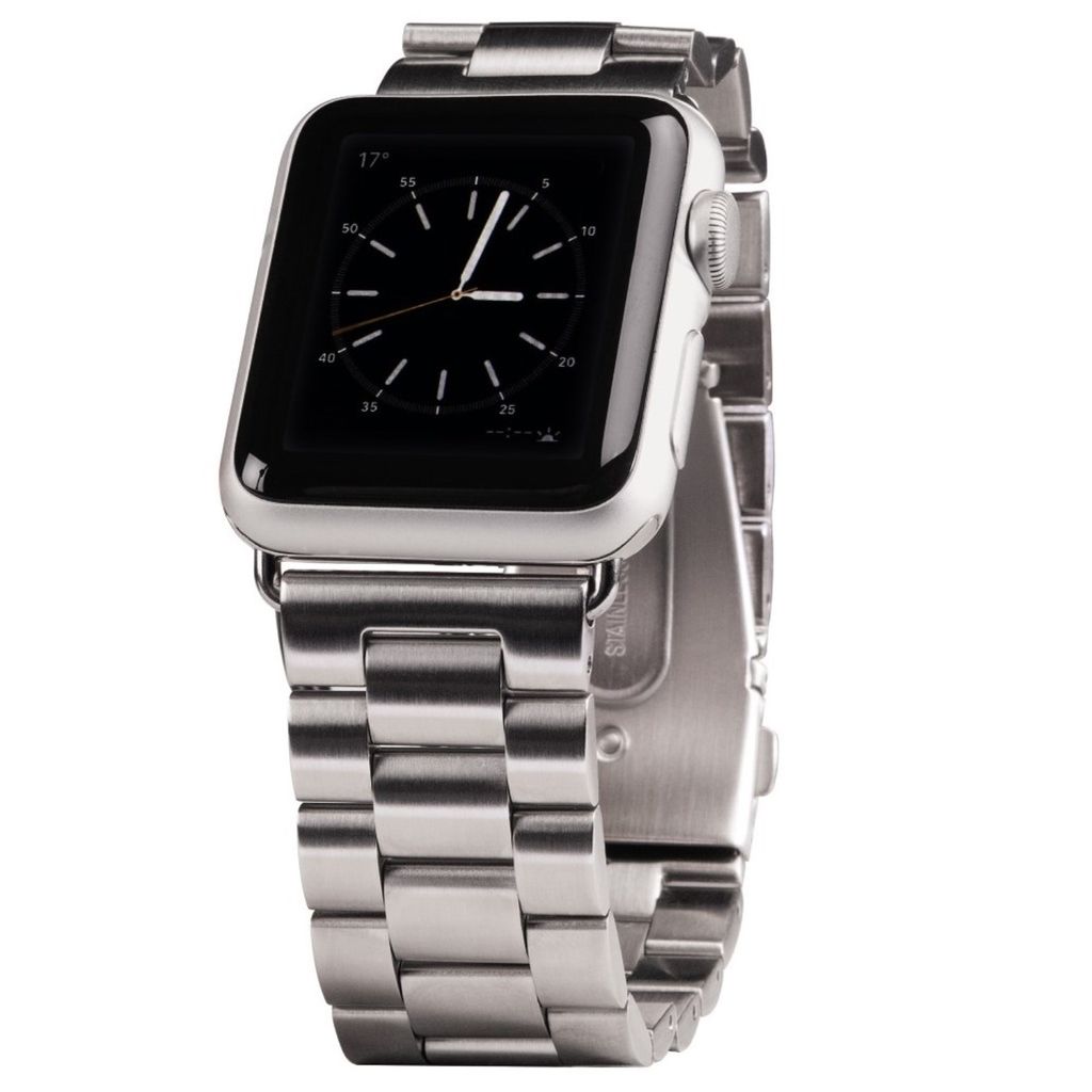 Armband Steel Silber für Apple Watch 38mm/40mm