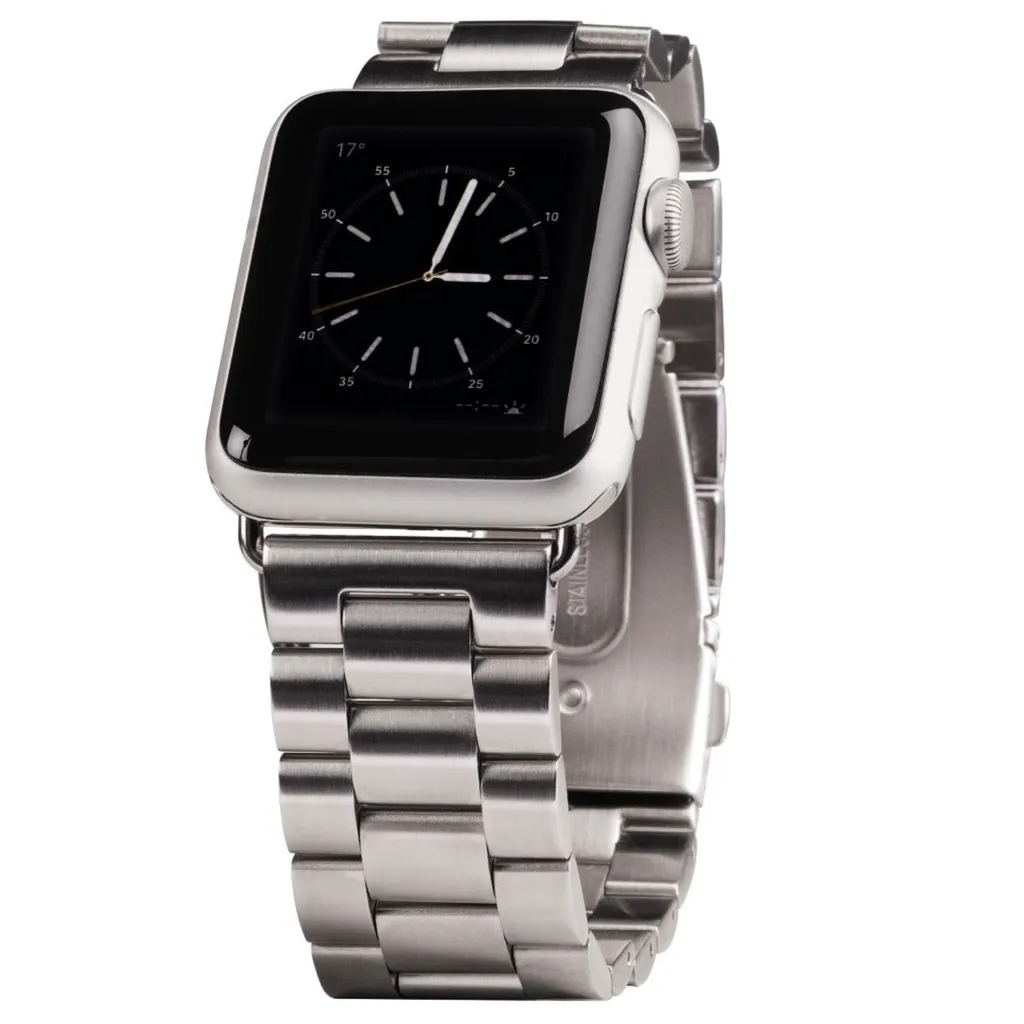 Cinturino Apple Watch 38 40 mm Acciaio 316L Argento | Alta Qualità