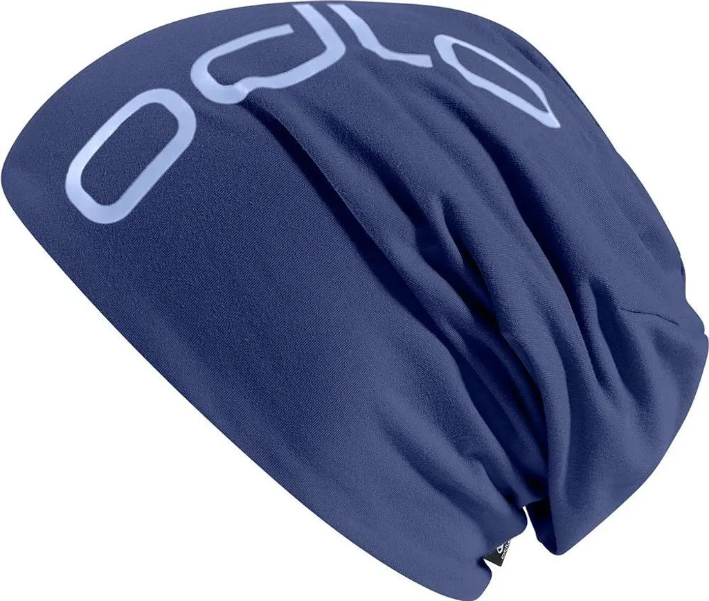 Bonnet Réversible Odlo 21805 Skipper Blue en Maille Technique Taille Unique - 2