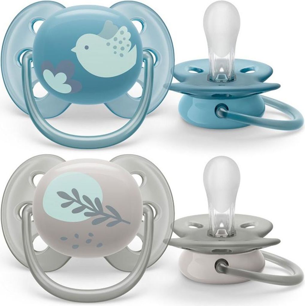 Philips Avent Schnuller Ultra Soft SCF091 6-18 Monate Silikon BPA frei 2Stk