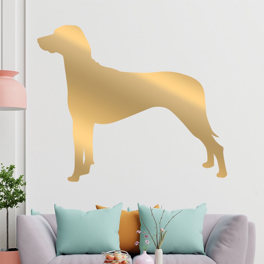 KIWISTAR Ridgeback Rhodesian Hund Wandtattoo in 6 Größen - Wandaufkleber Wall Sticker - Dekoration, Küche, Wohnzimmer, Schlafzimmer, Badezimmer
