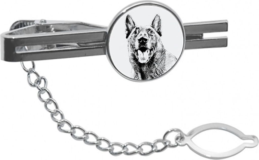 Malinois Belgischer Schäferhund - Krawattenklammer mit Hund, personalisierter Krawattenclip, einzigartiges Geschenk für Männer von der Marke Art...