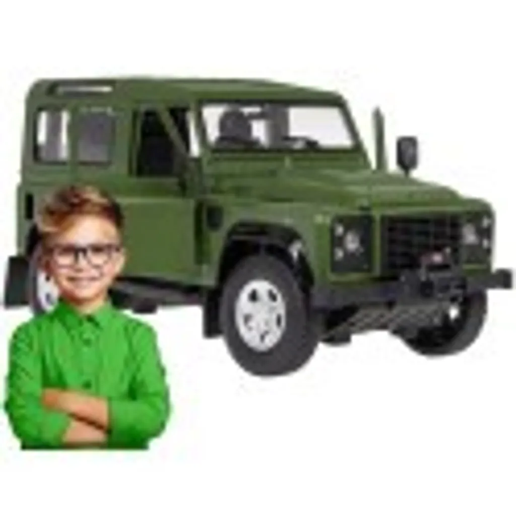 Land Rover Defender télécommandé 1:14 vert stable et sans interférences - 13