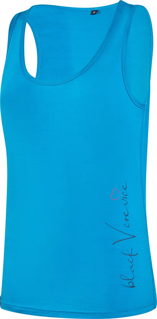 Canotta Tecnica Merino Donna Black Crevice Hawaiian Ocean - Taglia 38