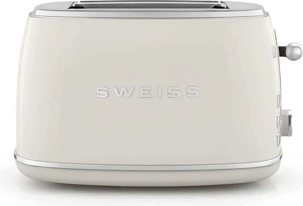 Grille-pain vintage SWEISS GRS8 Beige : fini le pain brûlé ou mal grillé