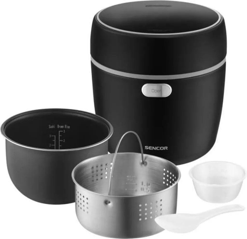 Machine à Riz Compacte Sencor 0,6 Litre - Idéal Étudiant et Petit Duo
