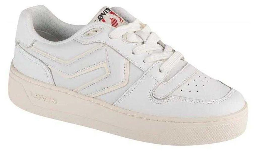 Levis - "Glide" Sneaker für Damen, Leder PP12675 (36 EU) (Weiß)