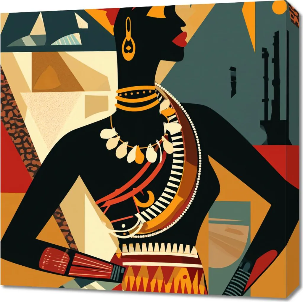 Habiller un Mur Vide avec cette Mosaïque Africaine 60 x 60 cm Chic