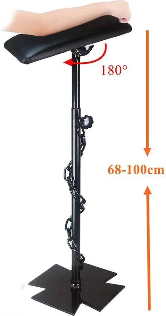Support Tatouage Multi-Angle Ergonomique, Mousse Haute Densité Noire - 2
