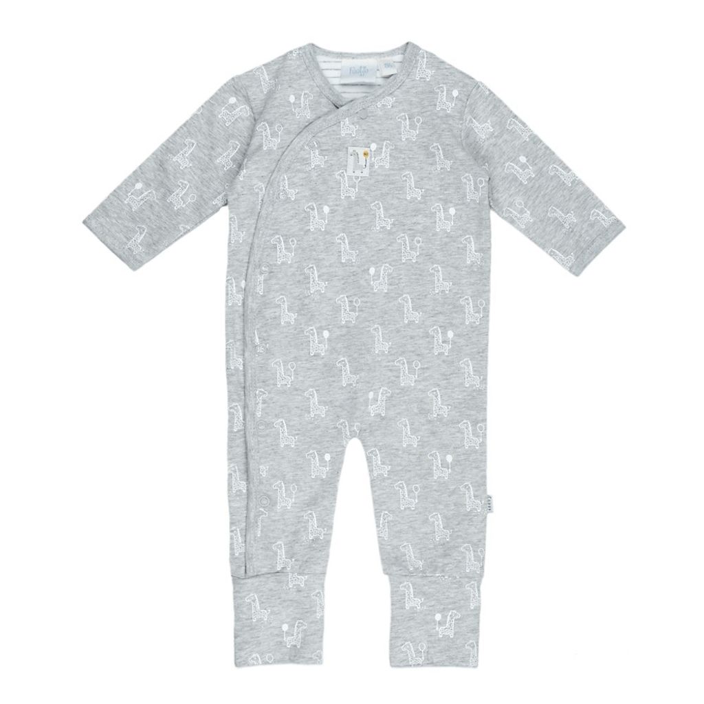 Feetje Giraffe Strampelanzug Grey Melange Gr. 68
