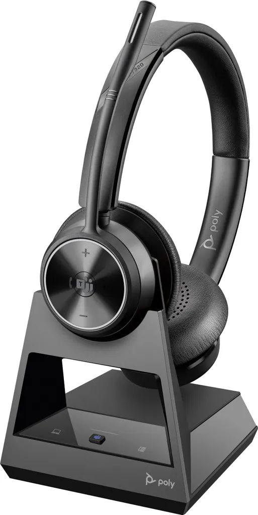 Casque Poly Savi 7320 DECT idéal pour le télétravail et l'open space