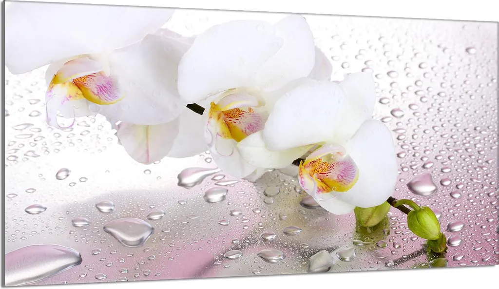 Copri Fornelli 90x52 Induzione Orchidea - Protezione Antigraffio Vetro
