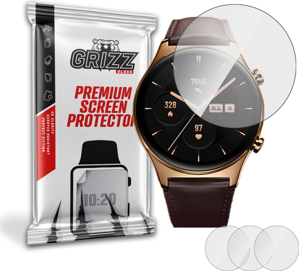 Hydrogel-Folie GrizzGlass Hydrofilm für Honor Watch GS 3