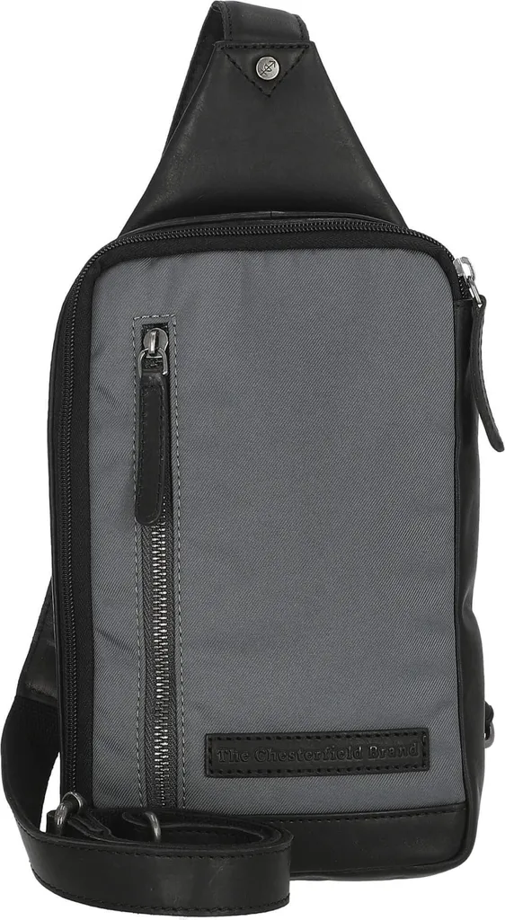 Sling Bag Salla Chesterfield Brand - Grigio Chiaro per City Life - 5