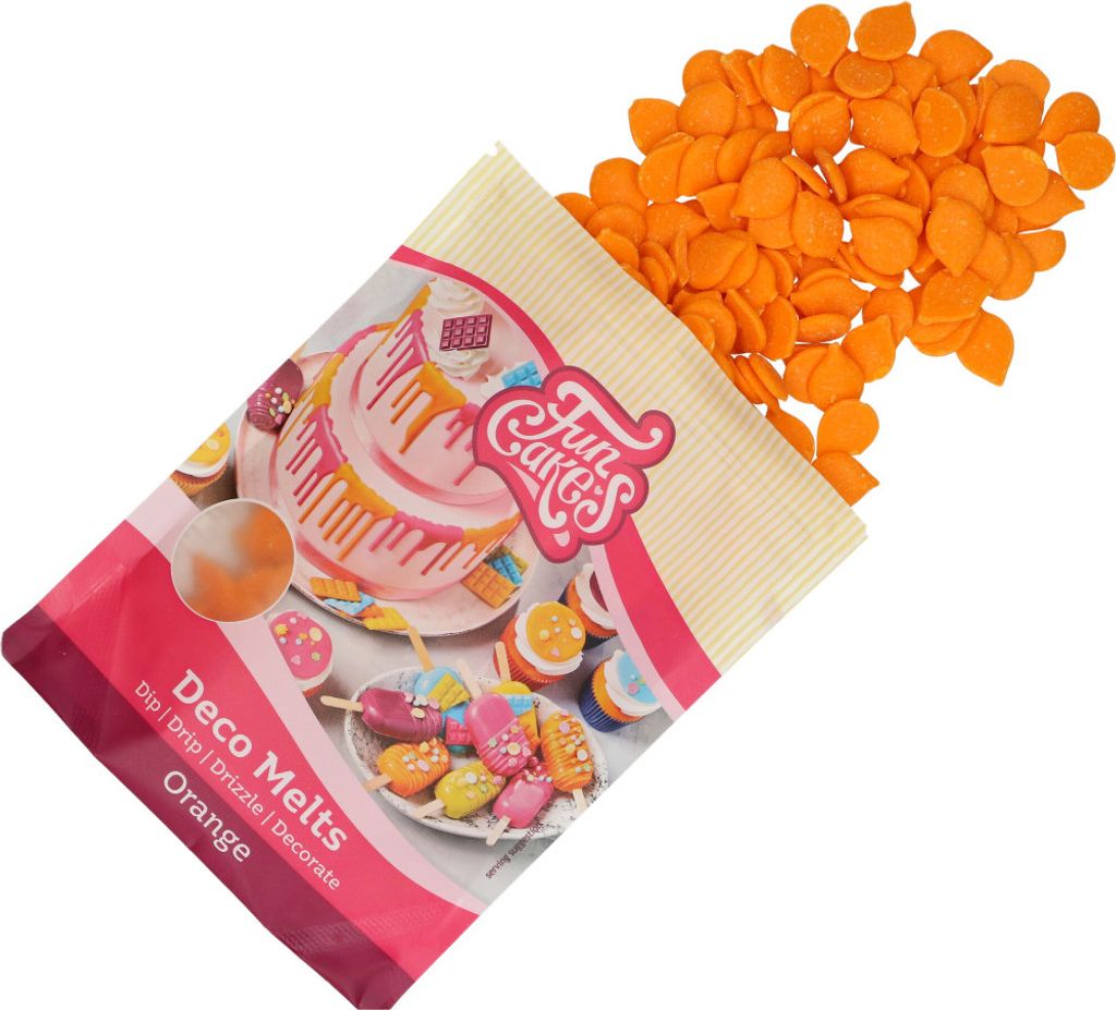 FunCakes Deco Melts - Orange 250g Produktbild 3