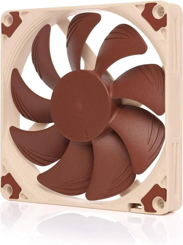Ventilateur 92mm fin pour PC compact - Idéal pour boîtier HTPC marron