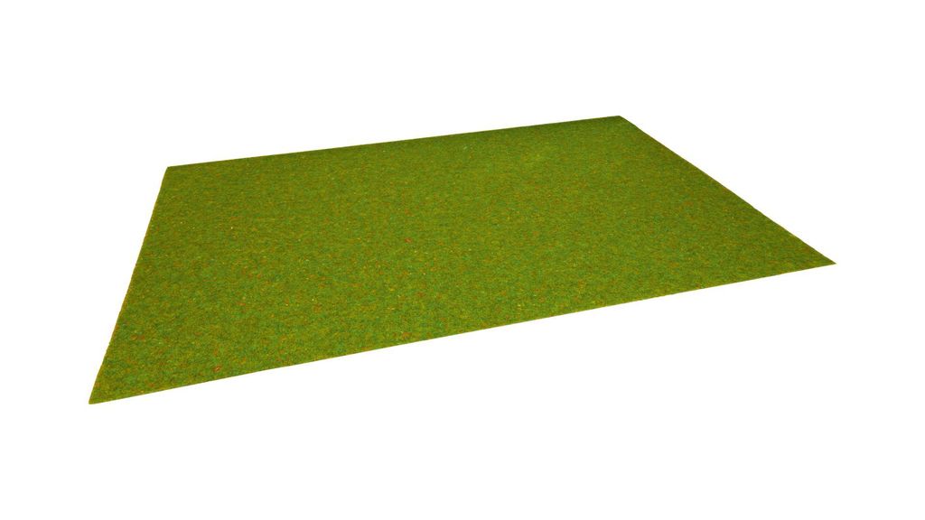 NOCH Mini-Grasmatte „Blumenwiese“, bunte Modellbau Wiesenmatte, 4 Stück à 45 x 30 cm für die Spurweiten H0, TT, N, Z