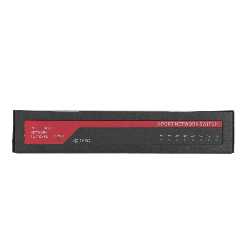 Commutateur PoE 8 ports silencieux : switch Gigabit en métal sans ventilo - 2