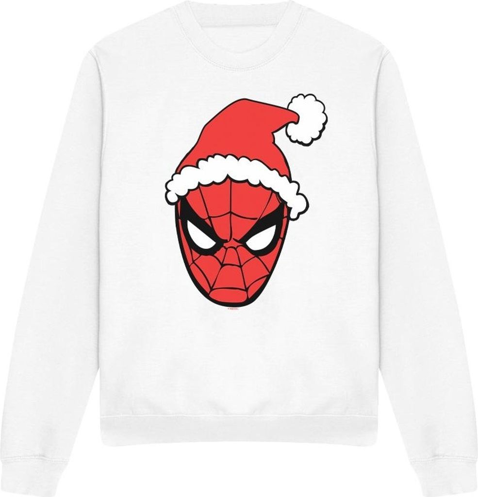 Spider-Man - Sweatshirt für Herren/Damen Uni TV3610 (XL) (Weiß)