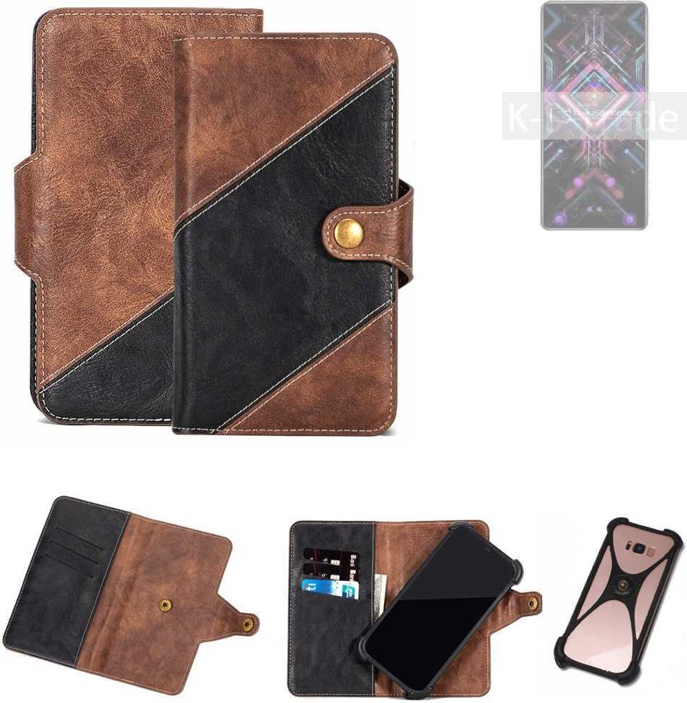 K-S-Trade Handyhülle Schutzhülle Bookstyle Case kompatibel mit Xiaomi Redmi K40 Gaming Edition Klapphülle Cover Hülle Schutztasche 1x