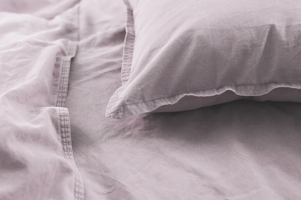 Linge de Lit Coton Stone Washed avec Fermeture Éclair Rose 135x200cm - 7