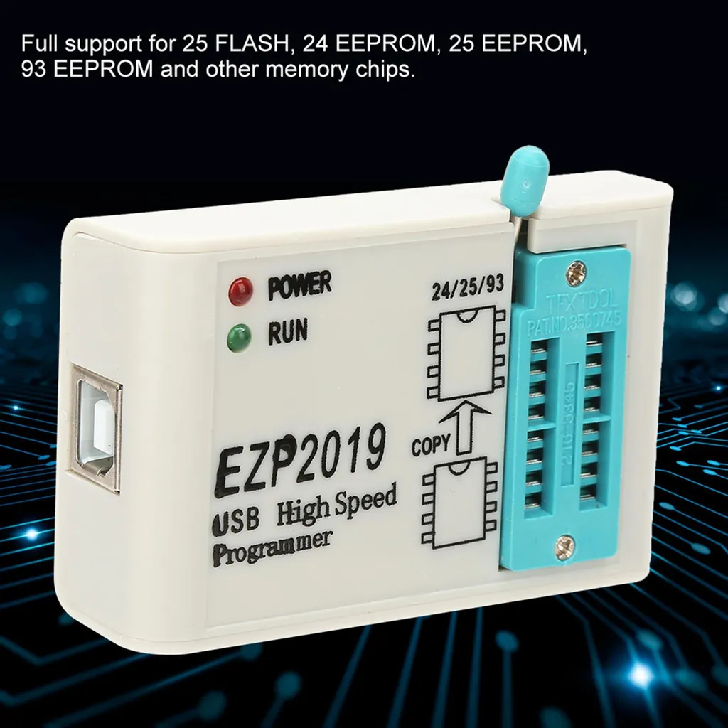 EZP2019 Programmeur Flash USB haute vitesse pour BIOS 24 25 93 et EEPROM