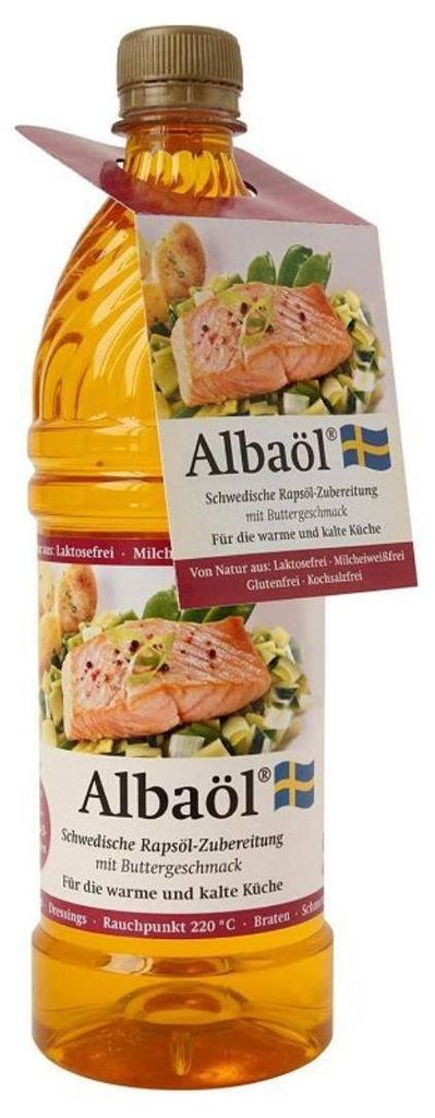 Albaöl - Rapsöl mit Buttergeschmack, 750 ml Flasche Produktbild 