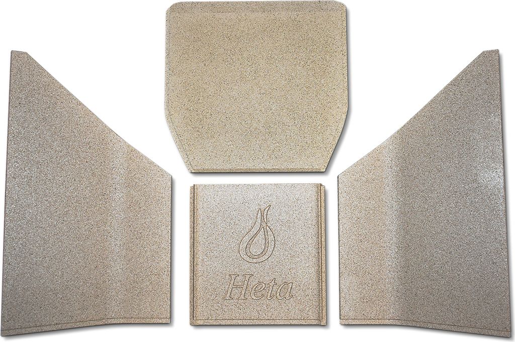 Feuerraumauskleidung A passend für MEZ Turin Kaminofen Ersatzteil Brennraum