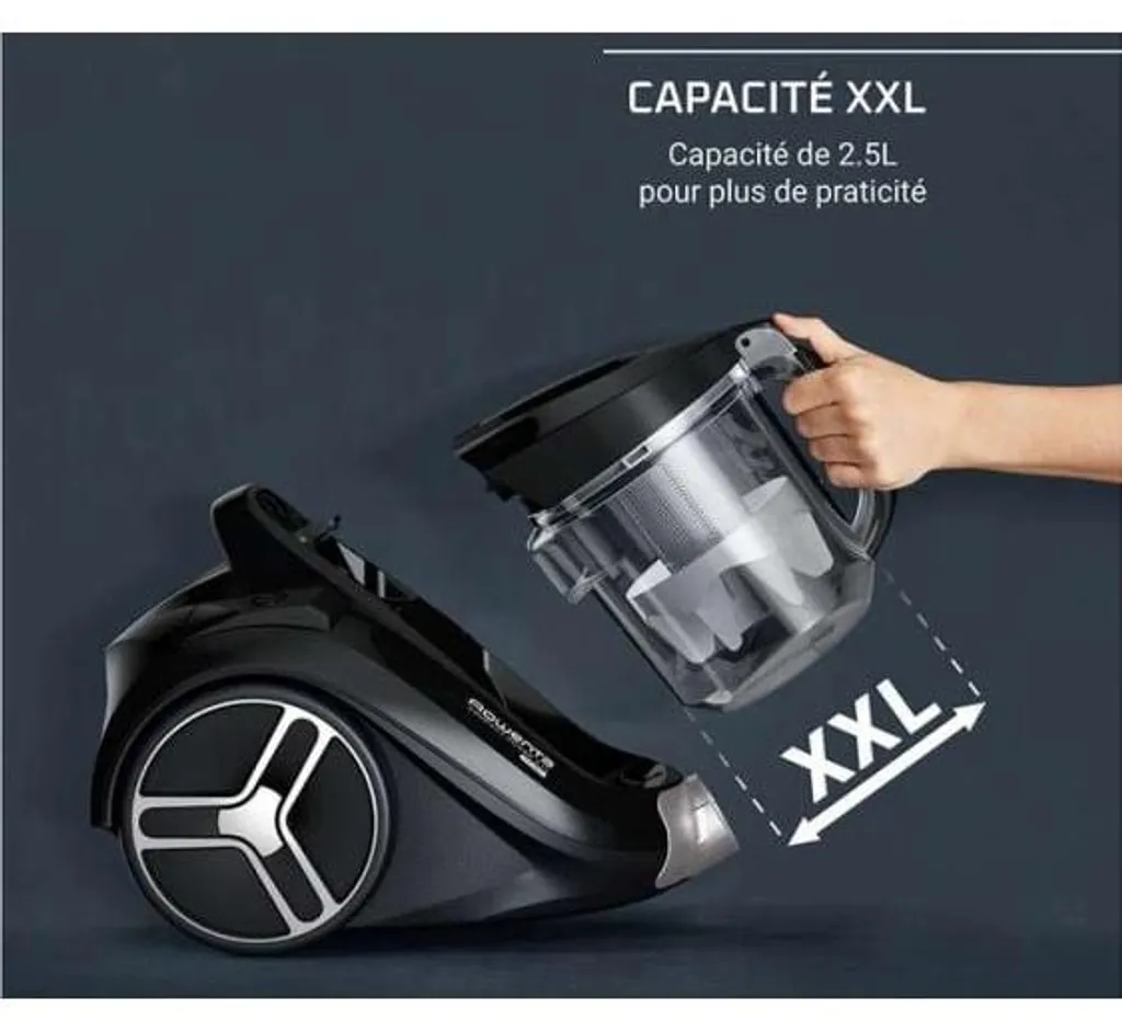 Aspirateur traîneau puissant Rowenta RO4B36 avec technologie cyclonique