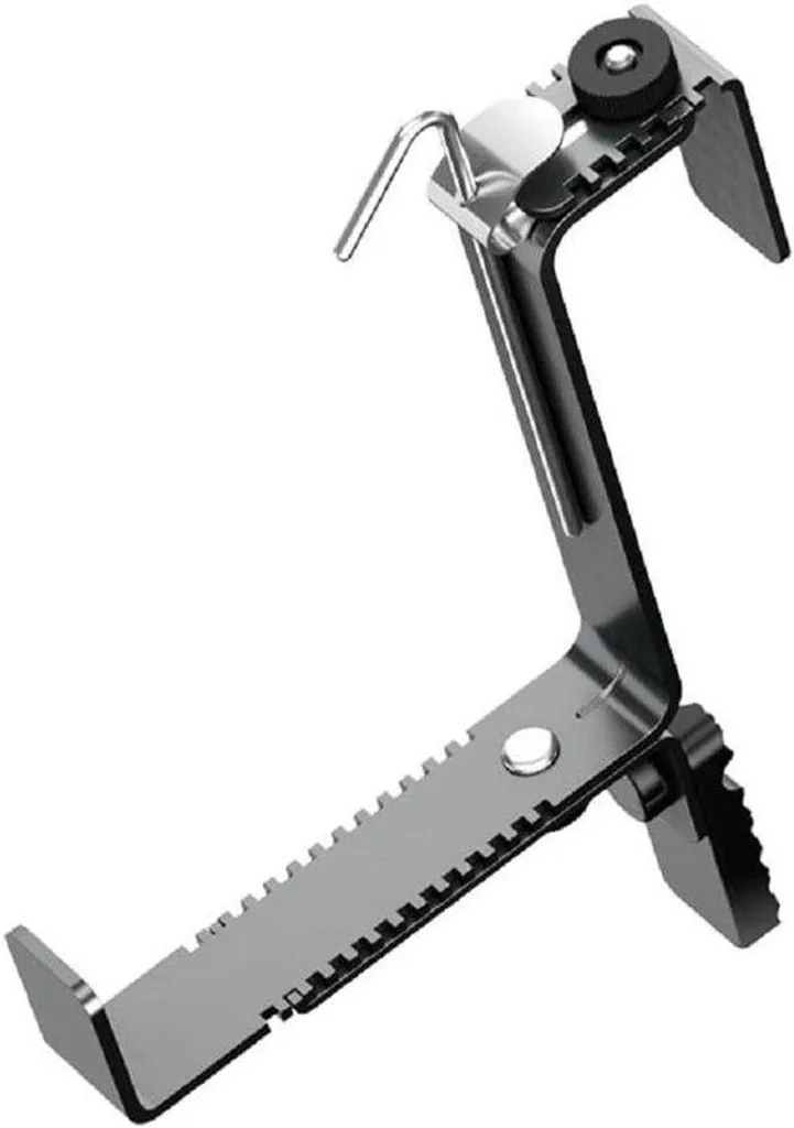 Accroche-jardinière Poetik anthracite réglable pour garde-corps fer