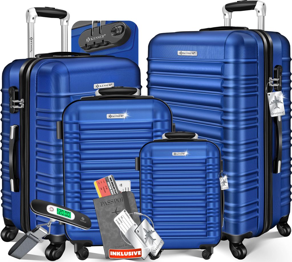 KESSER® 4tlg. Hartschalenkofferset Hartschalenkoffer Produktbild 