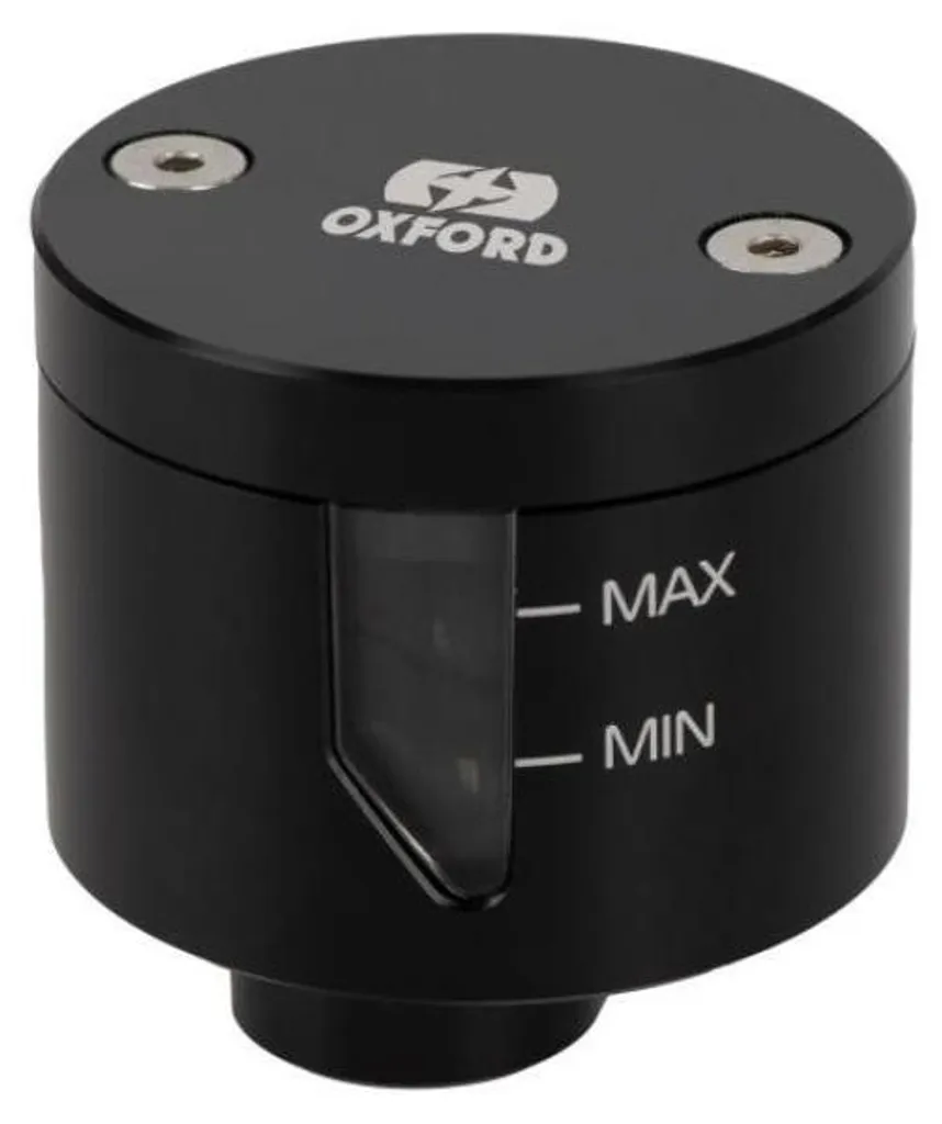 Réservoir de liquide de frein avant OXFORD universel en aluminium noir