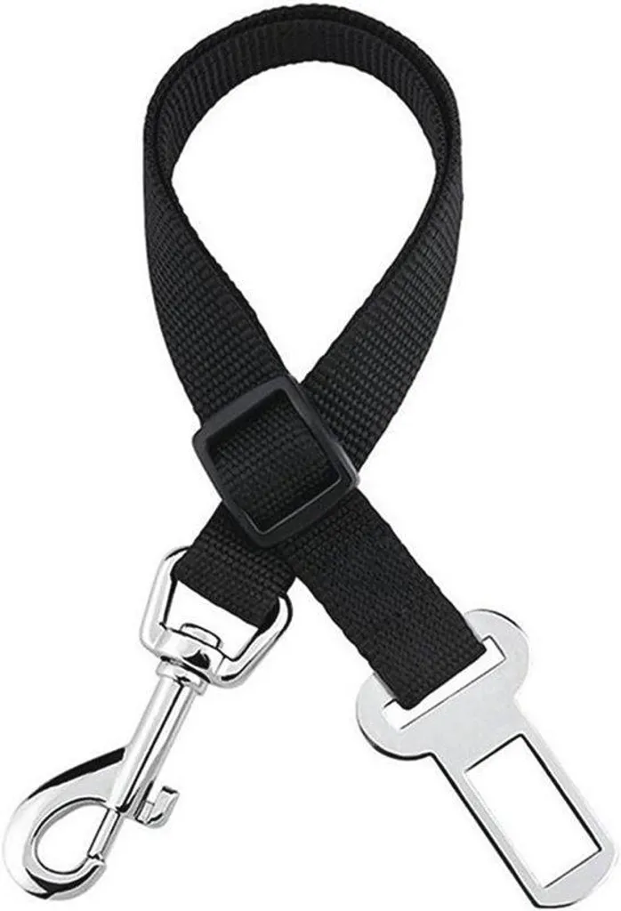 Harnais de transport pour chien avec attache ceinture voiture - Noir