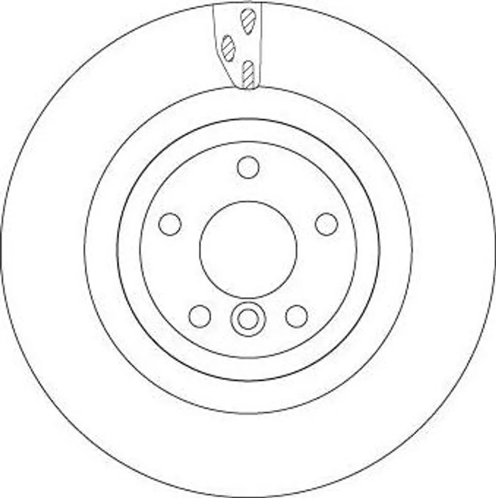 Disque de frein TRW DF6969S en fonte carbone haute résistance Jaguar