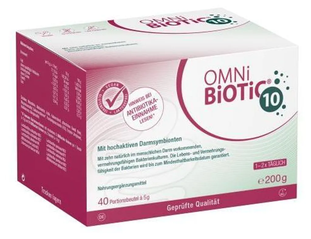 OMNi BiOTiC 10 : Soulager l'intestin avec 40 sachets de symbiotes