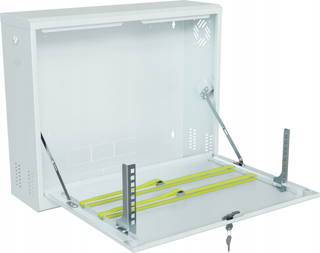 RACK 19" 3U 180 mm CCTV Recorder Schrank Stalflex Vertikal Produktbild 