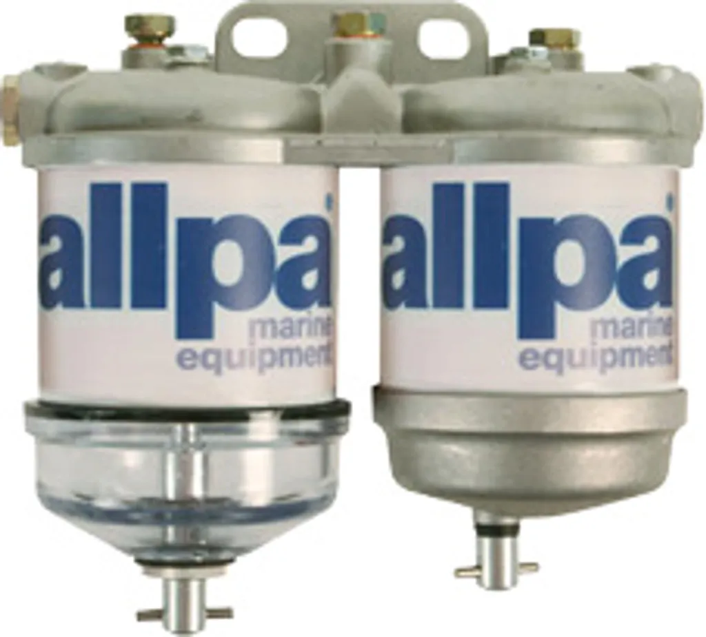 Double Filtre à Carburant Diesel Allpa avec Séparateur d'Eau 50L/h
