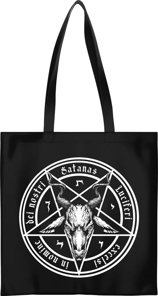 Borsa Easure Satana Originale | Merch Gothic e Occulto Nero