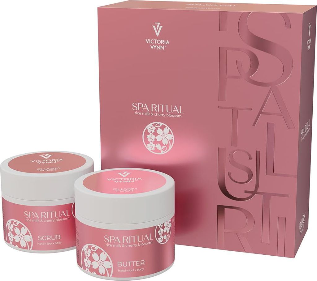 Pharm Foot | Spa Ritual Set - 50 Ml - Peeling Zucker - Körperbutter - Kirschblüte