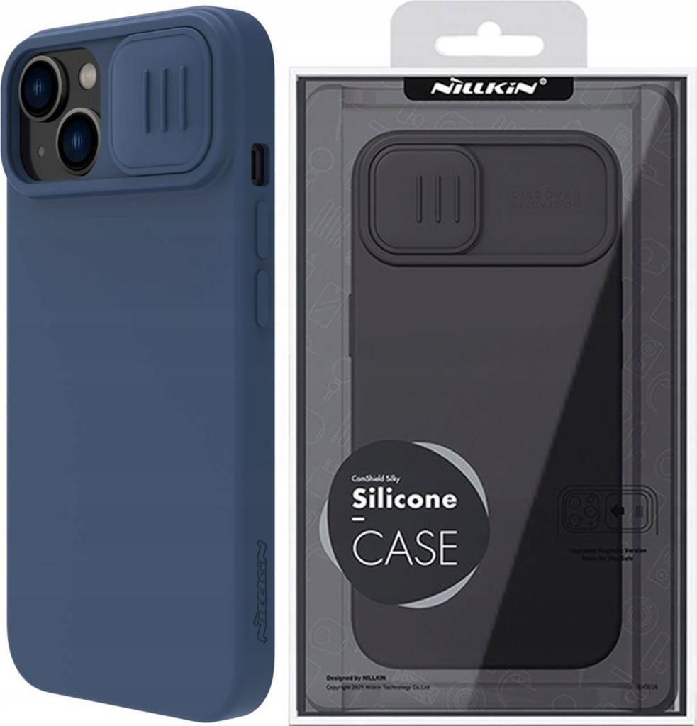 Nillkin Fall Kameraabdeckung Fall für Iphone 14+ Blau Produktbild 