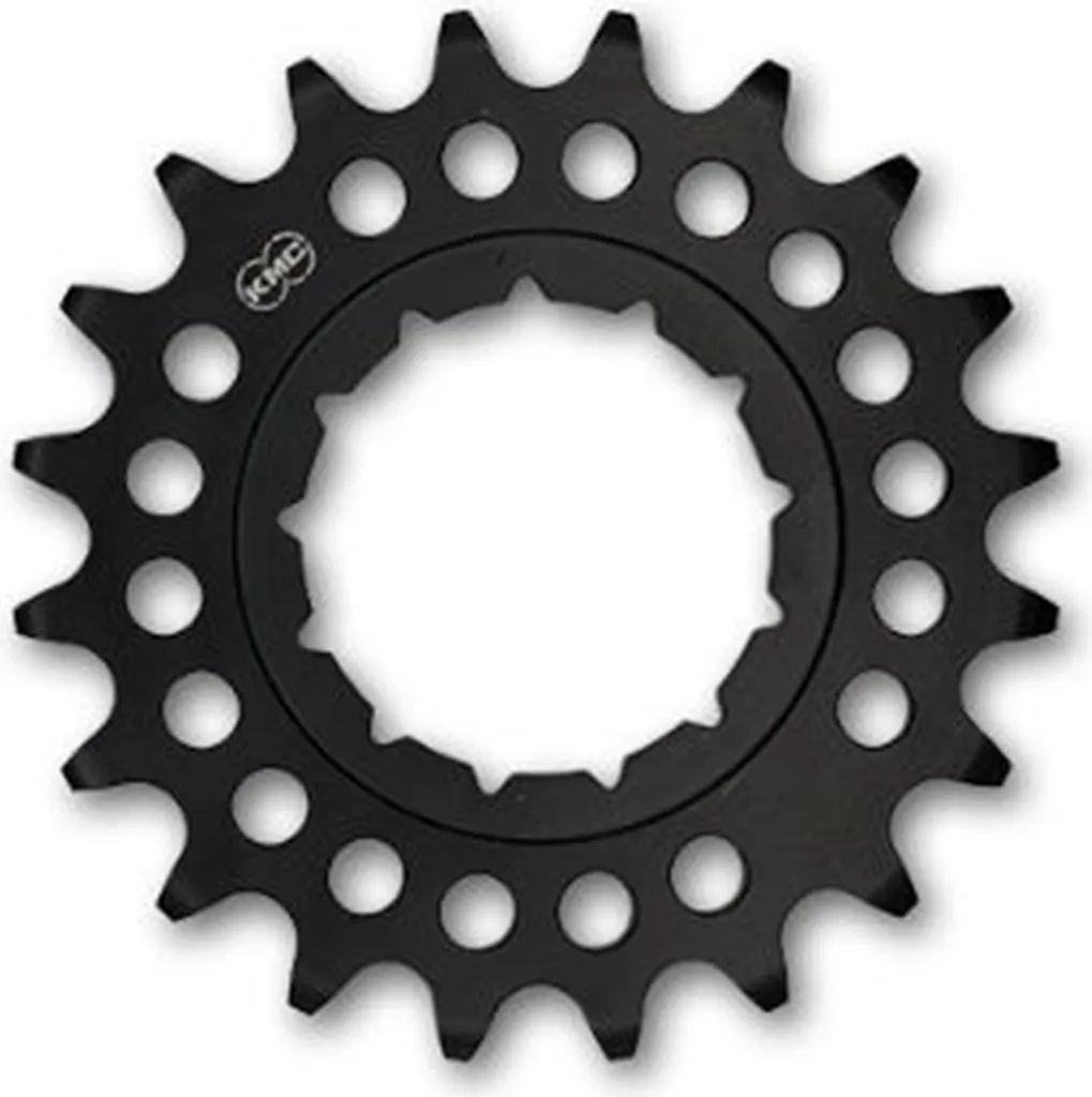 Pignon pour Pignon Fixe et BMX KMC 1/2" x 1/8" Noir, Idéal Montage Cr