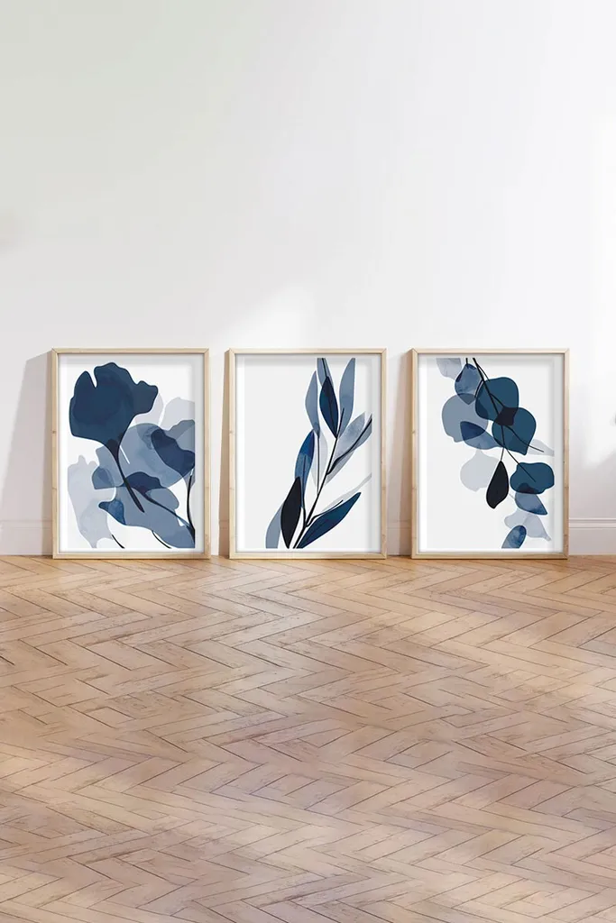 Offerta Wallity Huhu207: Set 3 Quadri 20x30 MDF con Cornice - 4