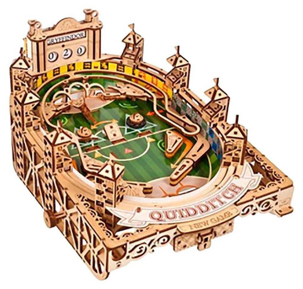 Puzzle 3D, Flipper Quidditch, Ugears, bois, 402 pièces Image du produit 