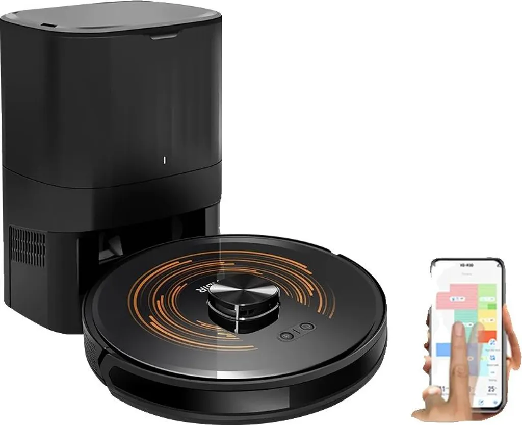 Aspirateur robot laser haute précision 240 min avec bac autonome EU
