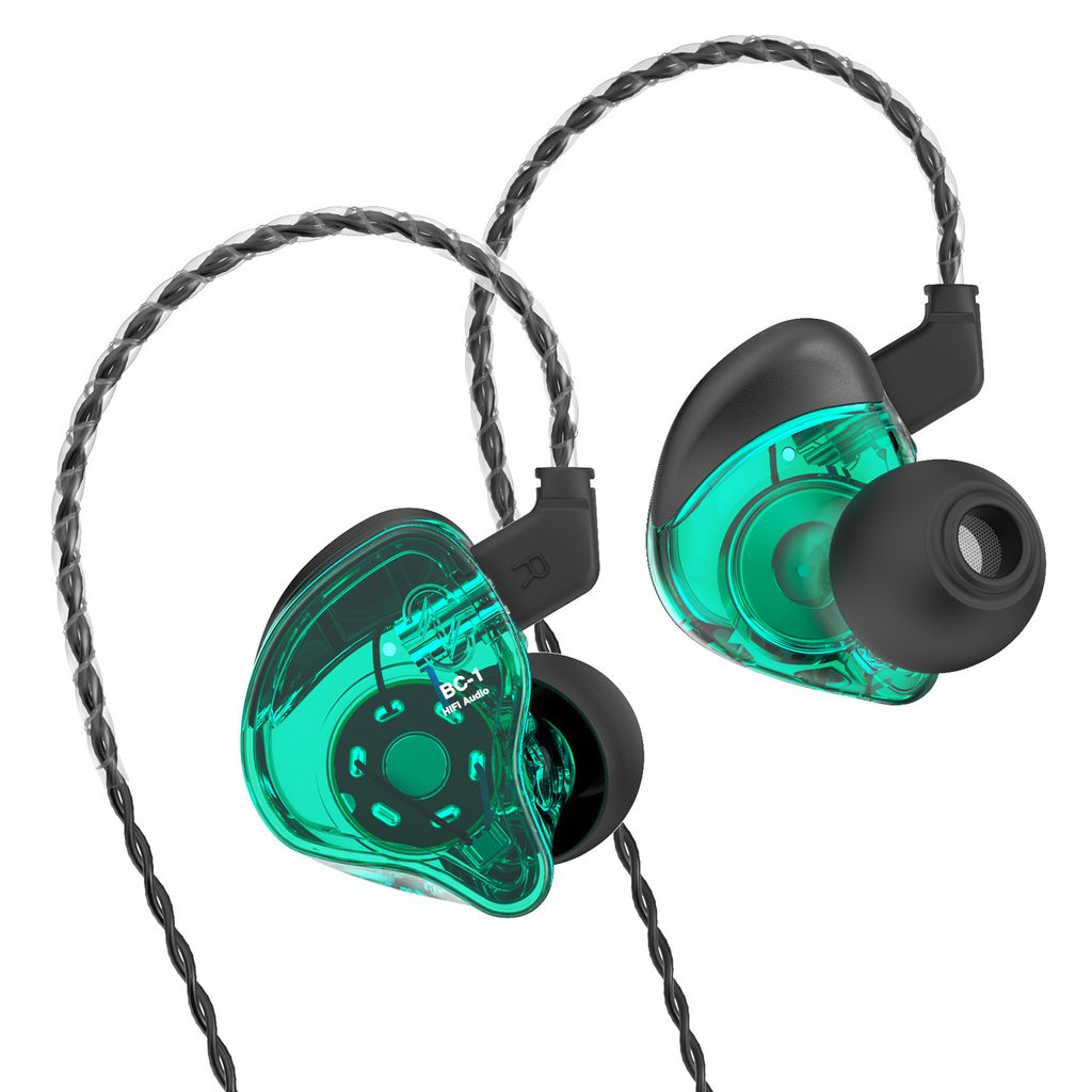 CCZ Melody In-Ear-Monitor-Ohrhoerer, Geraeuschunterdrueckung, dynamische Buehnenkopfhoerer mit 10-mm-Dynamikspule, Hi-Fi-Stereosound, kabelgebunden...